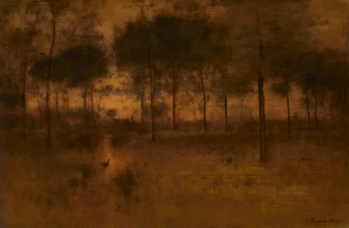 The Home of the Heron by George Inness