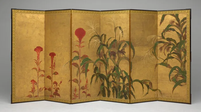 Maize and Cockscombs by Unknown